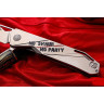 Нож MR BLADE KEEPER NO SHNUR NO PARTY, METALLIC